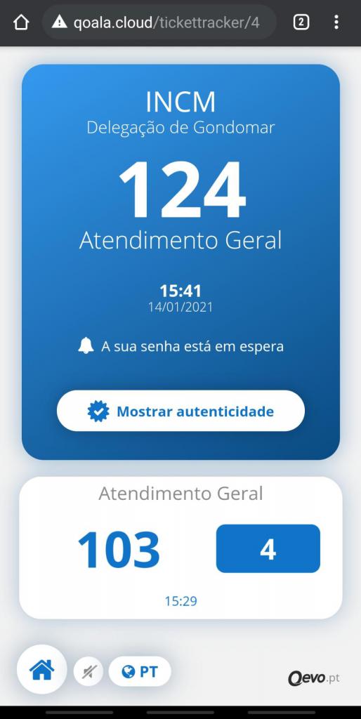 Sistema de Senhas - Instrução 6 Senha via internet atendimento contrastarias - passo 4
