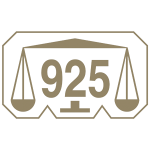 Marca comum controlo prata 925